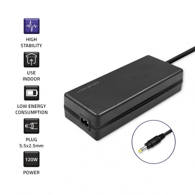 Napájecí adaptér pro Asus 120W | 19V | 6.32A | 5.5x2.5 mm s napájecím kabelem