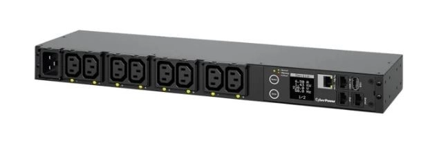 pdu cyberpower 16 a, 8x c13, 1u, vzdáleně řízená