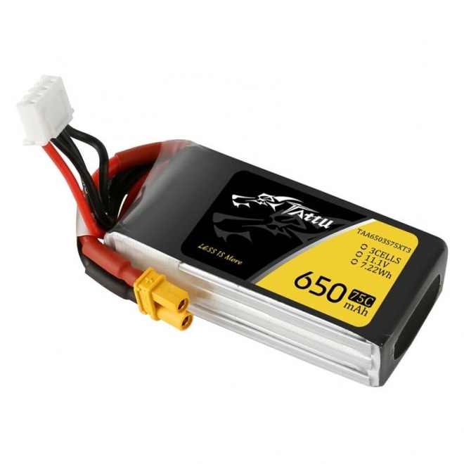 Tattu LiPo baterie 650mAh 11,1V 3S 75C