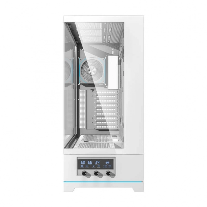 Počítačová skříň Darkflash DY451L PRO s ventilátorem (bílá)