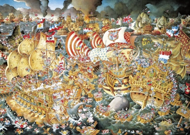 Puzzle Bitva u Trafalgaru 2000 dílků od HEYE