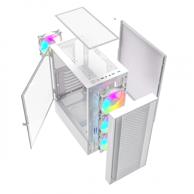 Midi Tower Case Fornax 4000 ARGB bílá