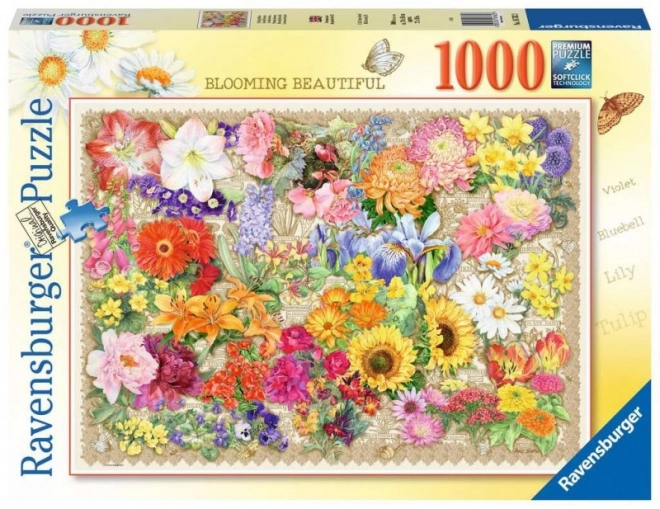 Puzzle 1000 dílků Rozkvetlé květiny