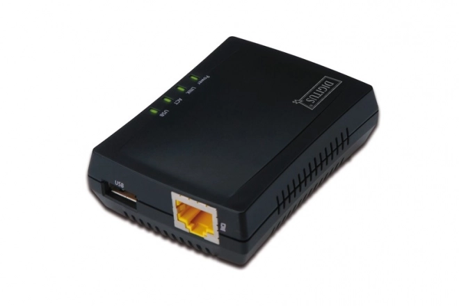 Multifunkční tiskový server/Tiskový server 1xUSB 2.0 Síťový rozbočovač, NAS, 1x RJ45, LAN 10/100Mbps