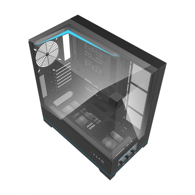 Počítačová skříň Darkflash DY450 bez ventilátorů (černá)