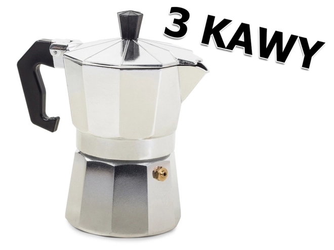 Hliníkový kávovar na 3 šálky