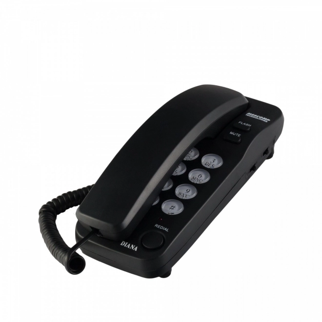 Stolní telefon Mescomp MT 518 Diana černý