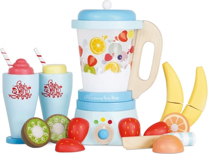 Realistický dřevěný mixér s odnímatelnou nádobou