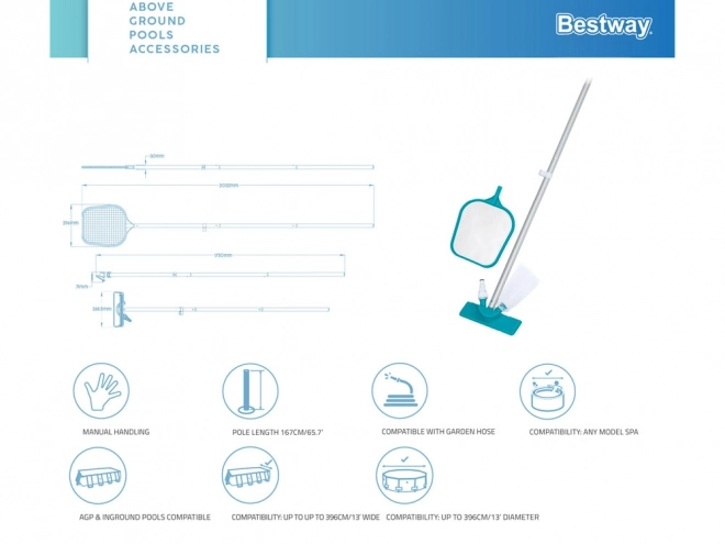 Sada na čištění bazénů Bestway