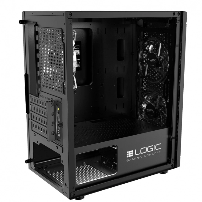 Počítačová skříň bez zdroje Logic Aramis ARGB MINI USB 3.0