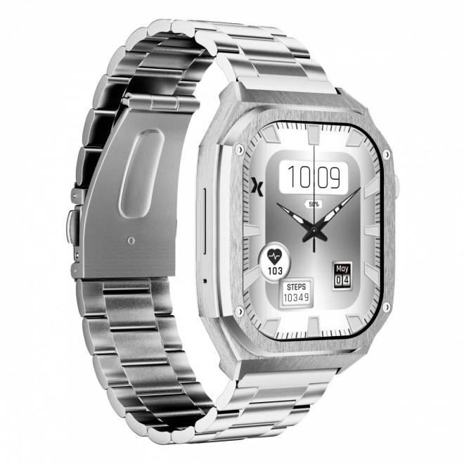 Elegantní pánské chytré hodinky Maxcom FW65 Iron S