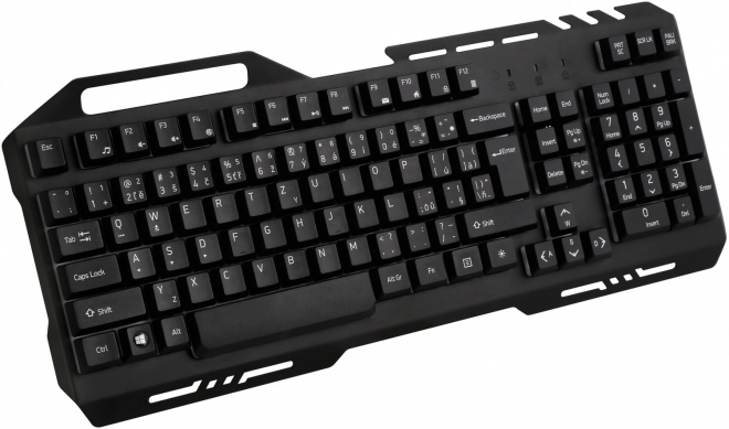 Klávesnice YKB 3200 Shadow metal, podsvícená LED diodami