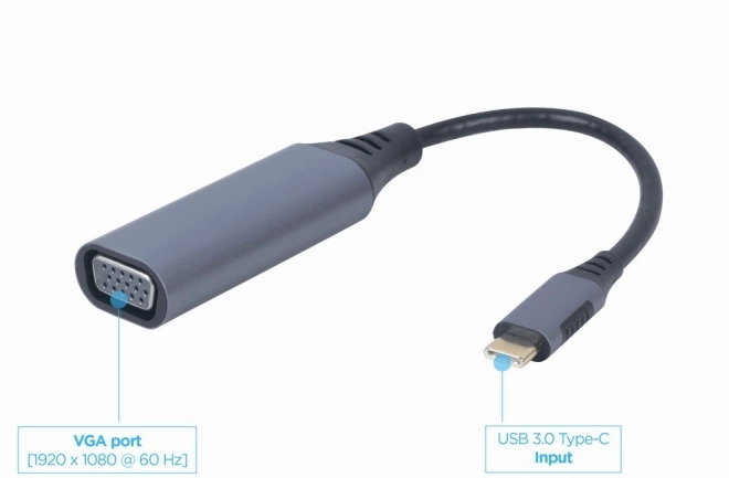 Adaptér USB-C na VGA D-SUB
