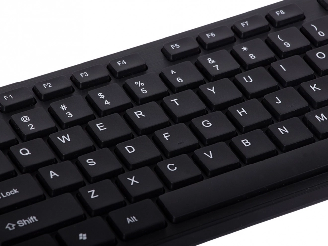 Bezdrátová sada klávesnice a myši Silent Numeric USB – Černá