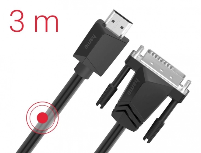 HDMI-DVI kabel 4K 3m