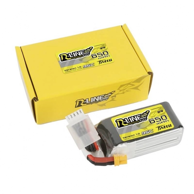 Baterie Tattu R-Line 650mAh 14,8V 95C 4S1P XT30