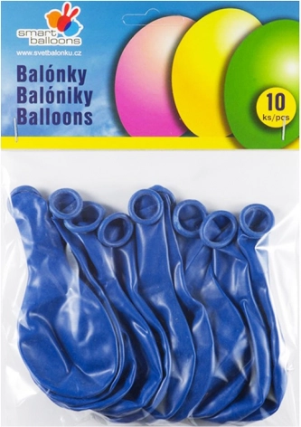Modré nafukovací balónky na oslavy