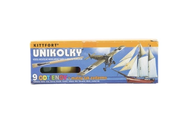 Unikolky modelářské barvy sada