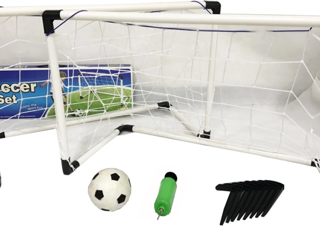 Dětská fotbalová branka - set 2 kusy