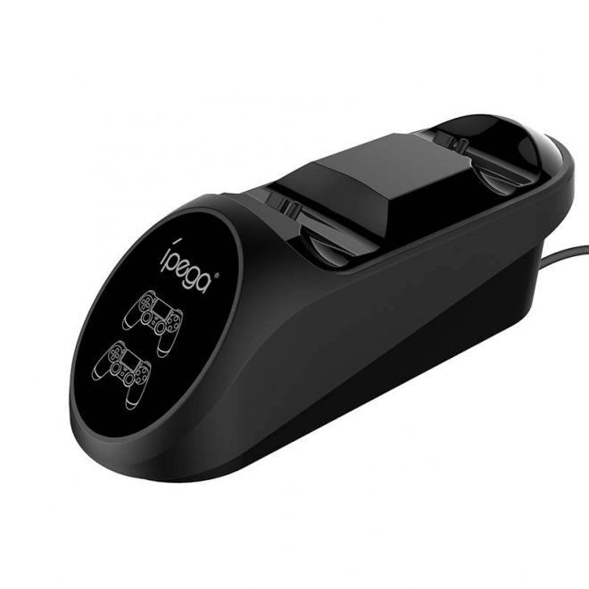 Duální dokovací stanice iPega PG-9180 pro herní ovladač PS4 (černá)