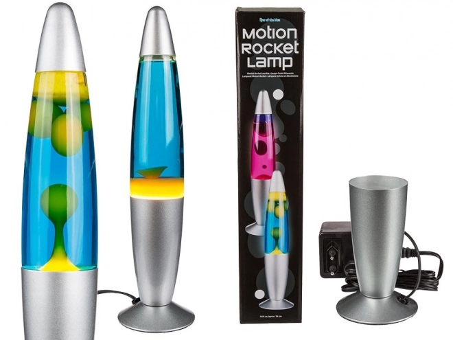 Lávová lampa Motion Rocket III