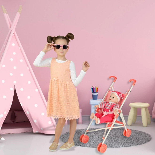 Růžový kočárek Baby Annabell