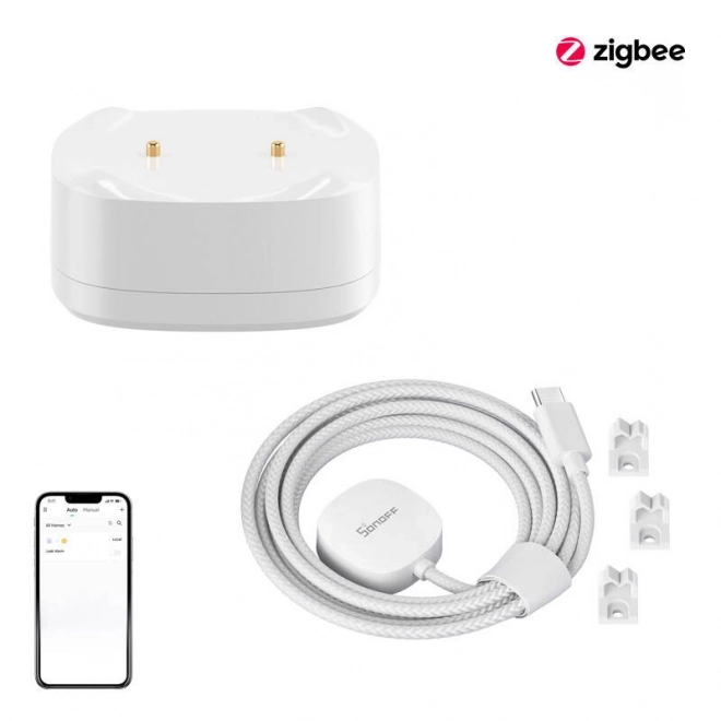 Sada snímače zaplavení ZigBee Sonoff s prodlužovacím kabelem