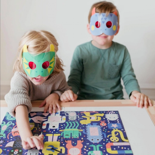 Interaktivní zábava s 3D maskami