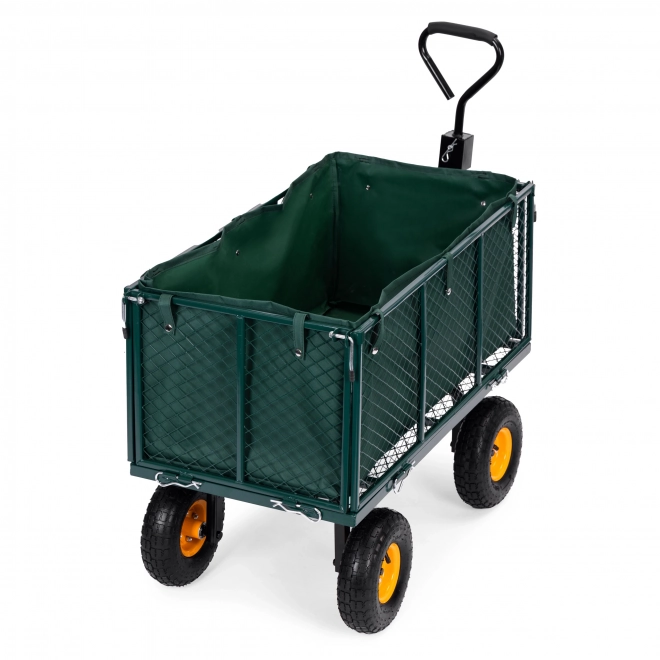 Zahradní transportní vozík s nosností 400 kg pro traktor s otevíracími bočnicemi