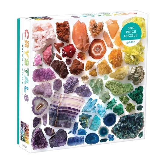 Galison puzzle duhové krystaly 500 dílků