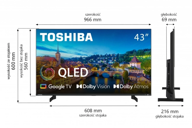 Telewizor QLED 43 palcový
