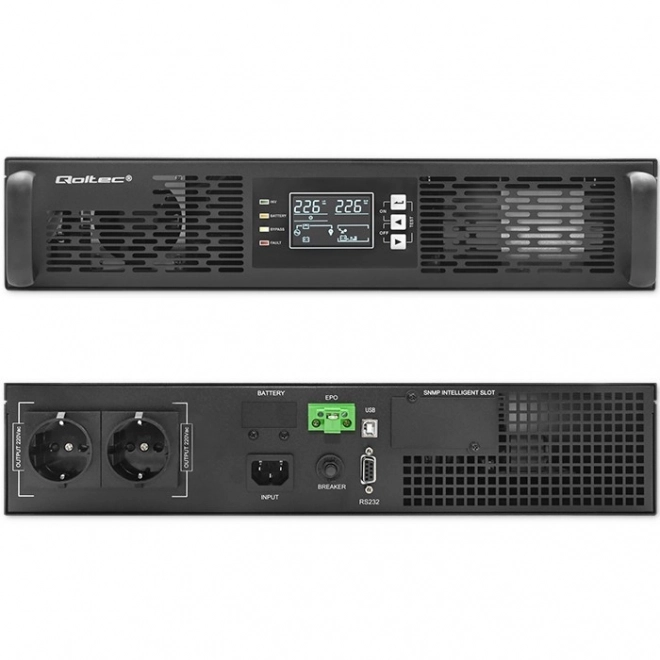 UPS pro RACK | 1kVA | 1 000W | Účiník 1,0 | LCD | On-line UPS