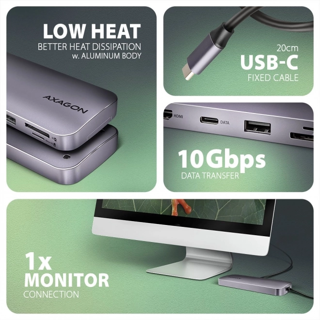 Rozšiřující hub pro notebooky a zařízení USB-C