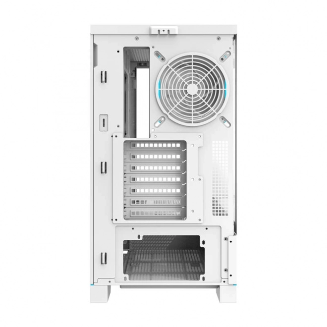 Počítačová skříň Darkflash DY451 PRO s ventilátorem (bílá)