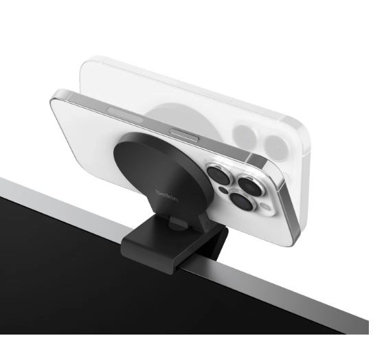 Magnetický držák na monitor iPhone černý