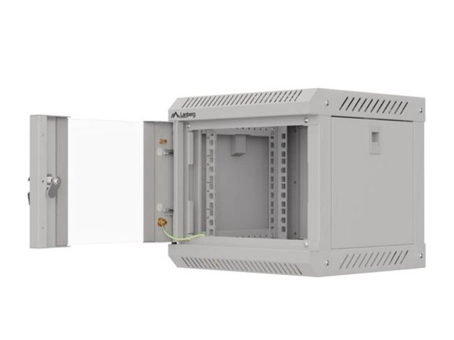 Nástěnná rack skříň 10 palců 4U 300x300 šedá