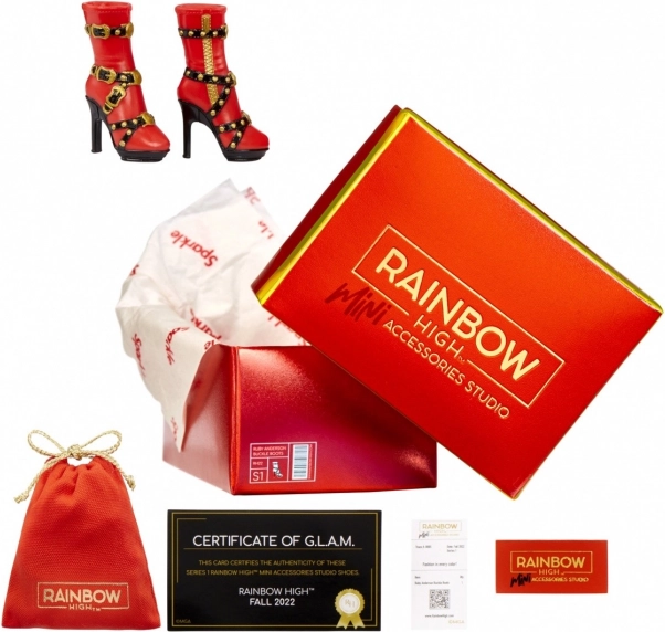 Rainbow High Kolekce Luxusních Bot Display 27 párů