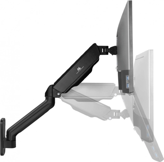 Dlouhé dvojité rameno šetří místo