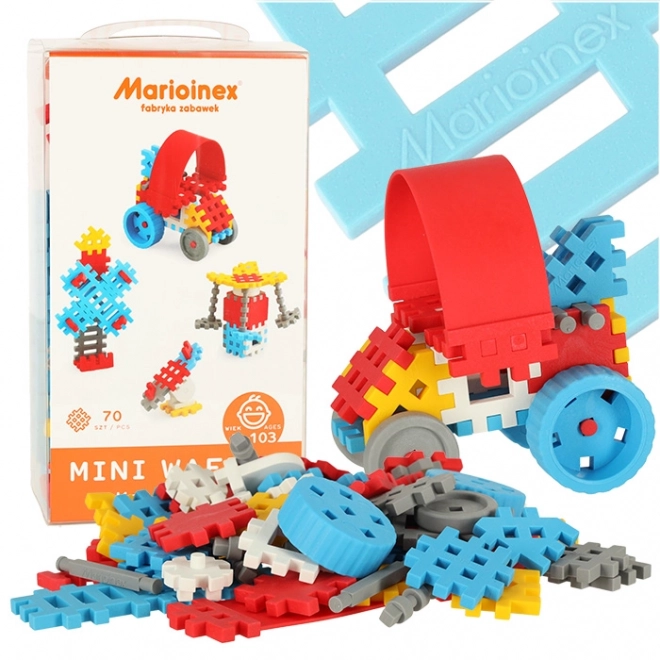 Vaflové mini kostky 70 kusů chlapec