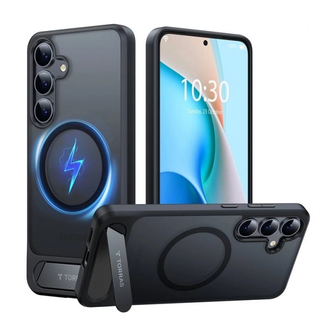 Pouzdro na telefon s magnetickým stojánkem pro Samsung S25