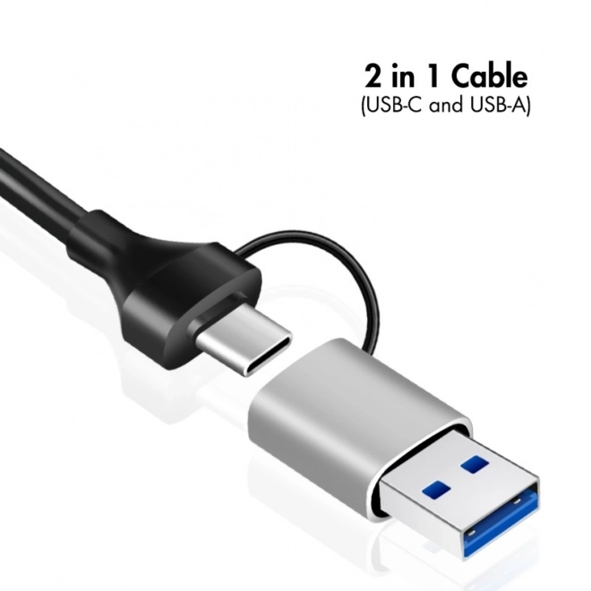 Adaptér USB-A/-C na 2,5G Ethernet šedý