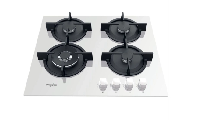 Skleněná plynová varná deska AKT625WH