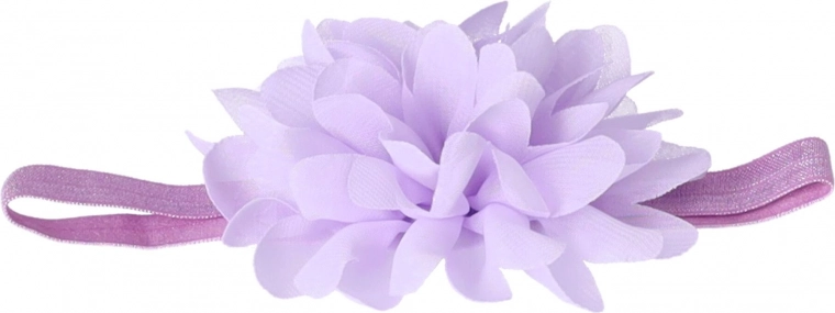 Růžový čelenka s květinovým motivem