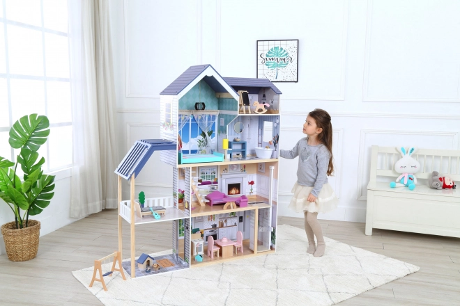 Dřevěný domeček pro panenky Maya Rezidence od ECOTOYS