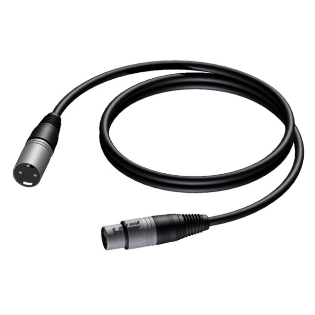Kabel XLR samec - XLR samice 1,5 m - CAB901/1,5
