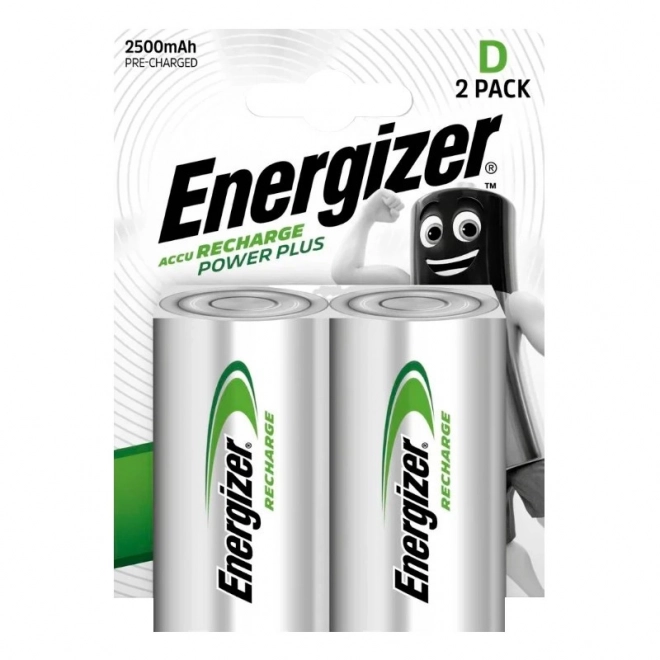 Dobíjecí akumulátory Energizer Power Plus D 2500 mAh