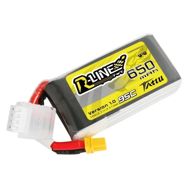 Baterie Tattu R-Line 650mAh 11,1V 95C 3S1P XT30 Lipo
