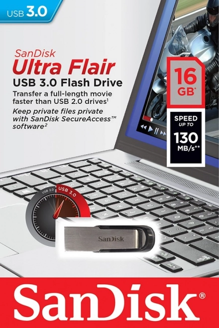 ULTRA FLAIR USB 3.0 16GB (až 130MB/s)
