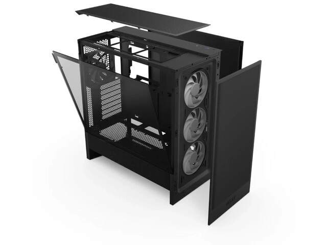 Počítačová skříň H5 FLOW RGB Mid Tower Černá