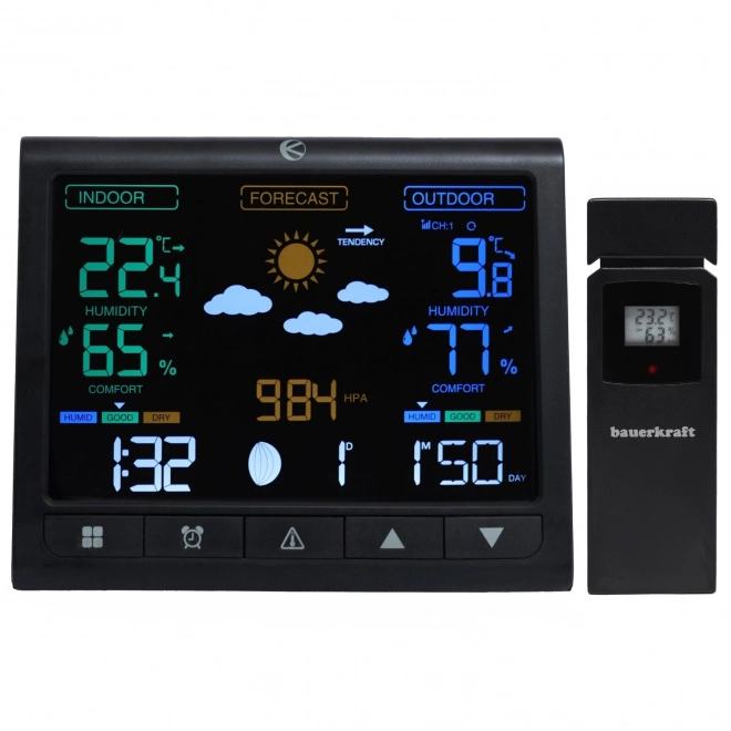 Bezdrátová meteostanice s LCD displejem a venkovním senzorem